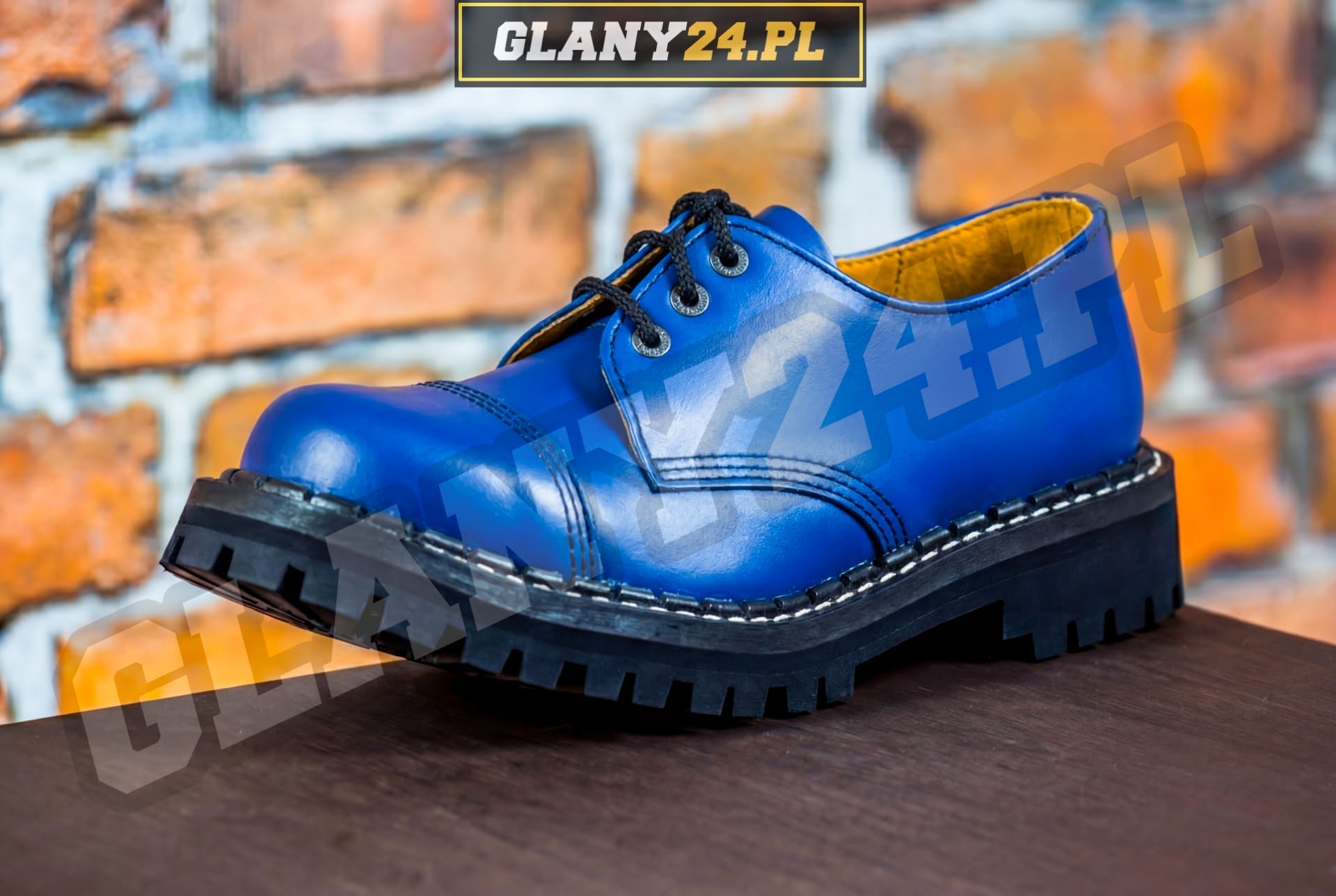 Glany 3 dziurki niebieskie