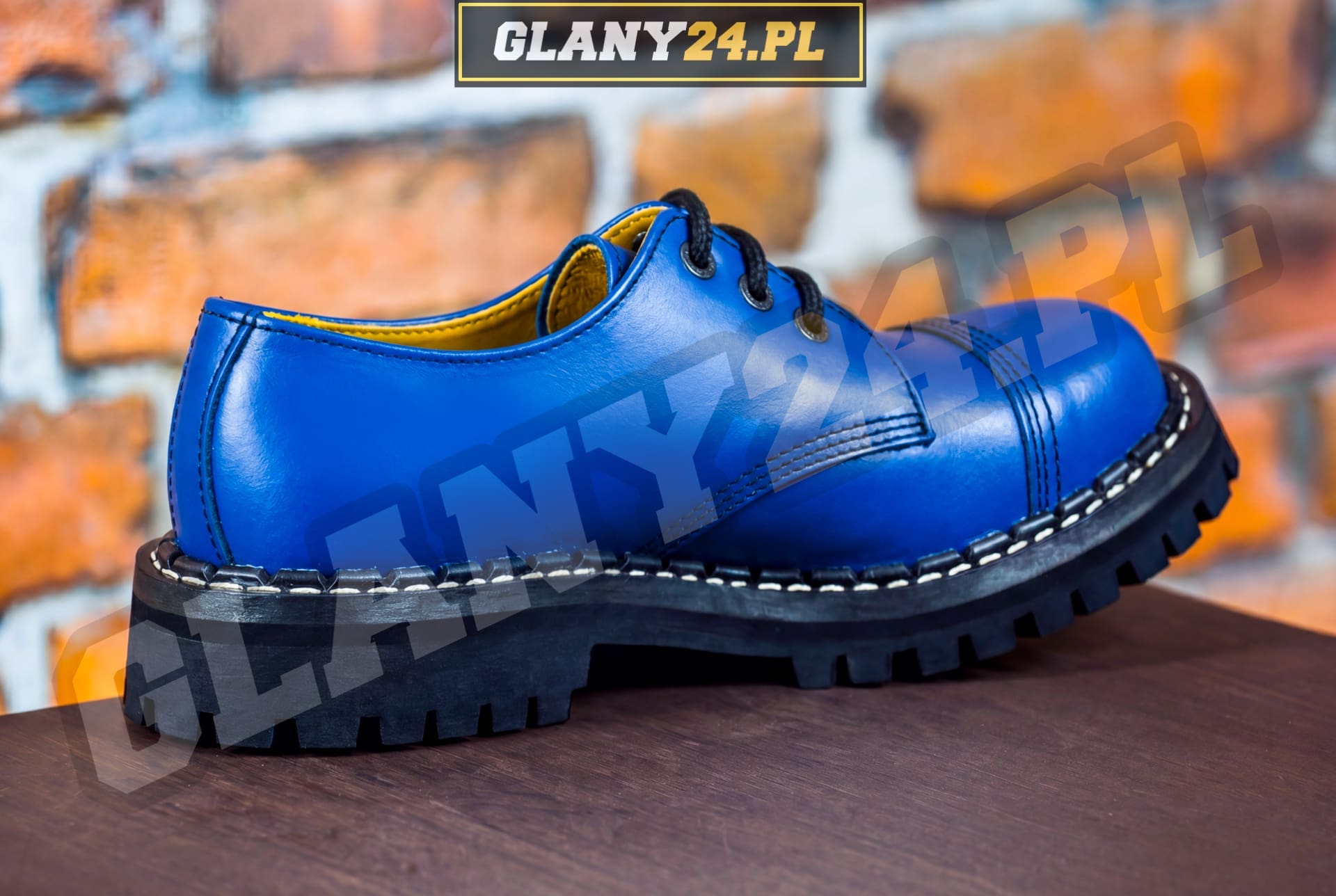 Glany 3 dziurki niebieskie