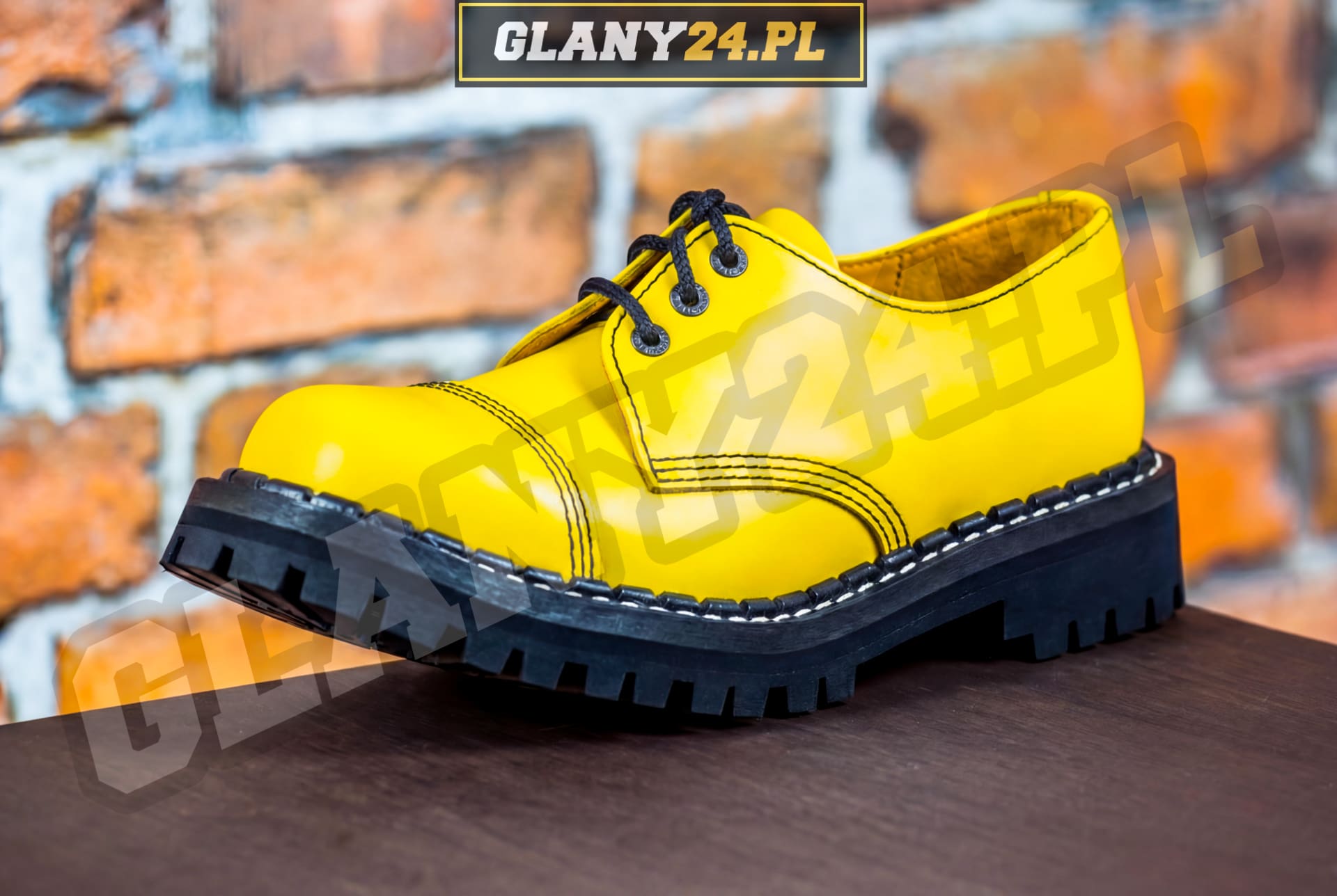 Glany 3 dziurki żółte