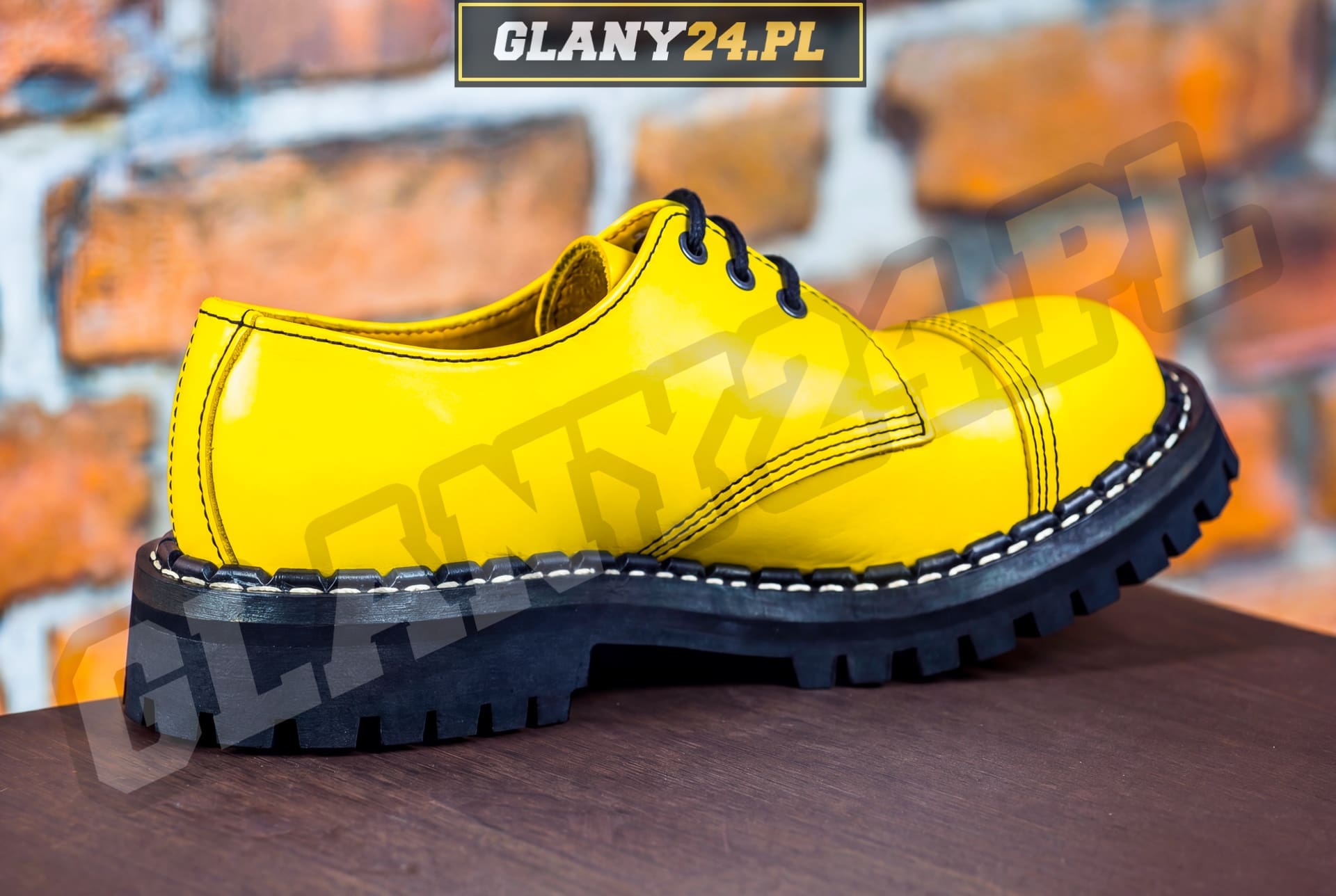 Glany 3 dziurki żółte