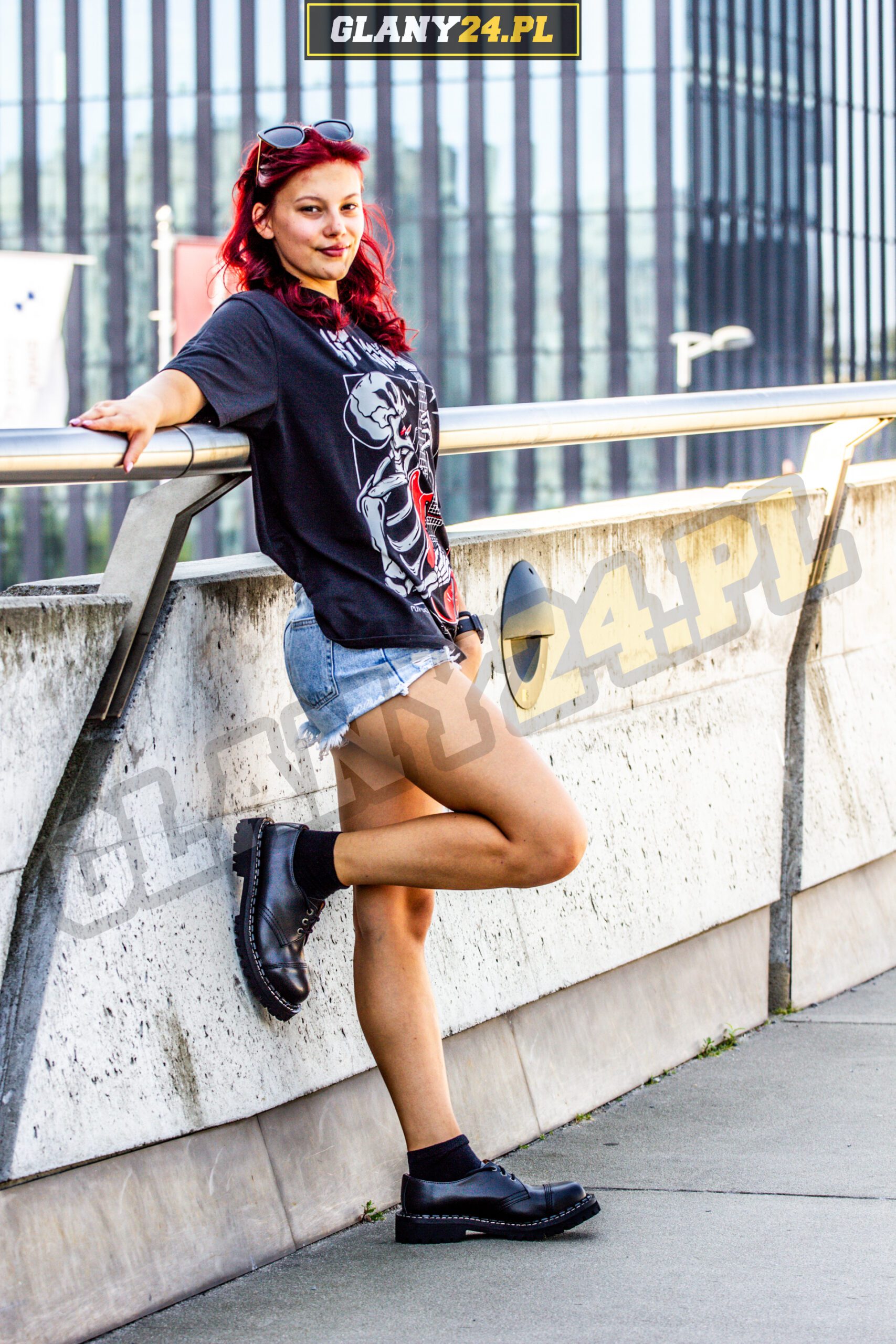 Glany 3 dziurki CZARNE