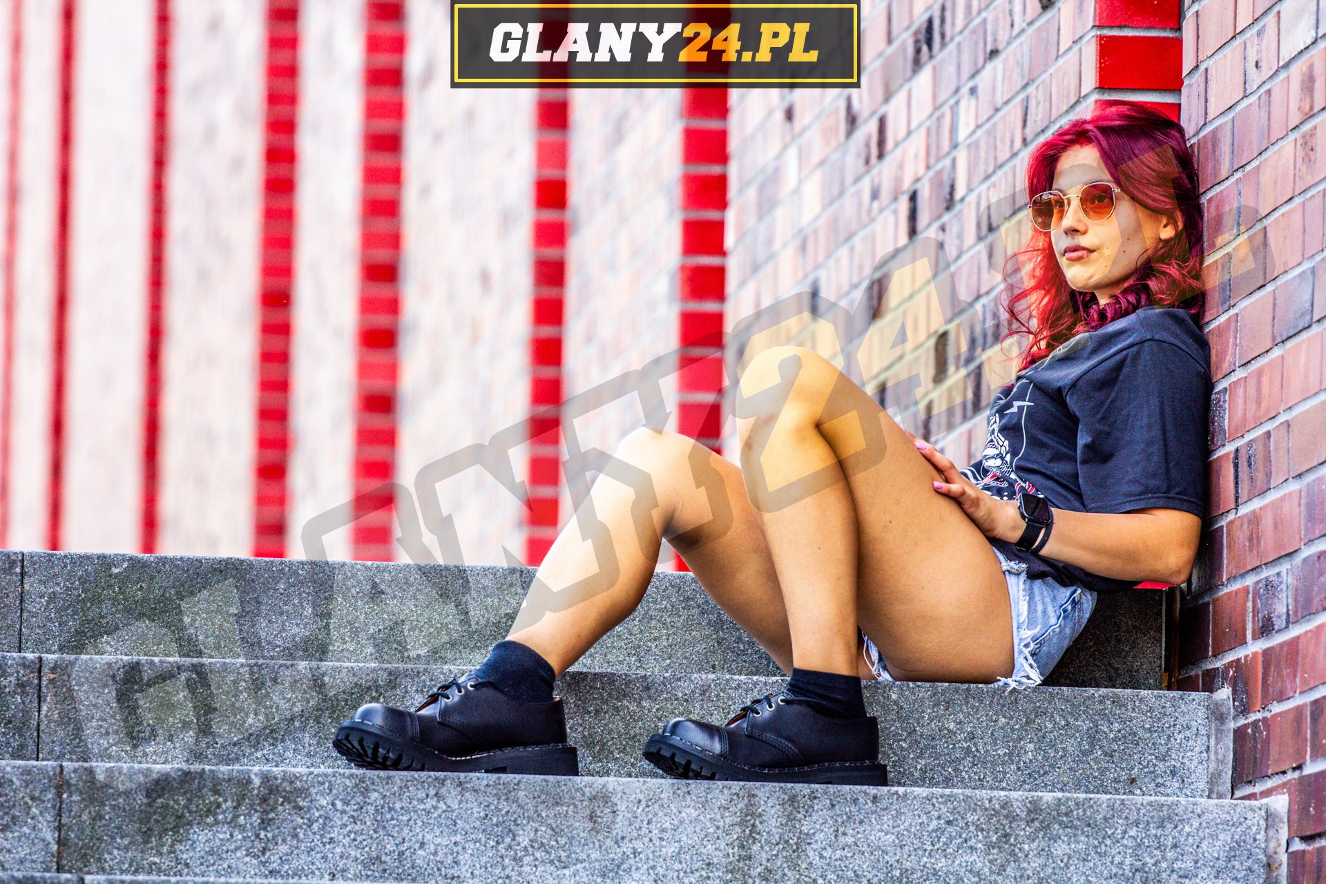 Glany 3 dziurki CZARNE