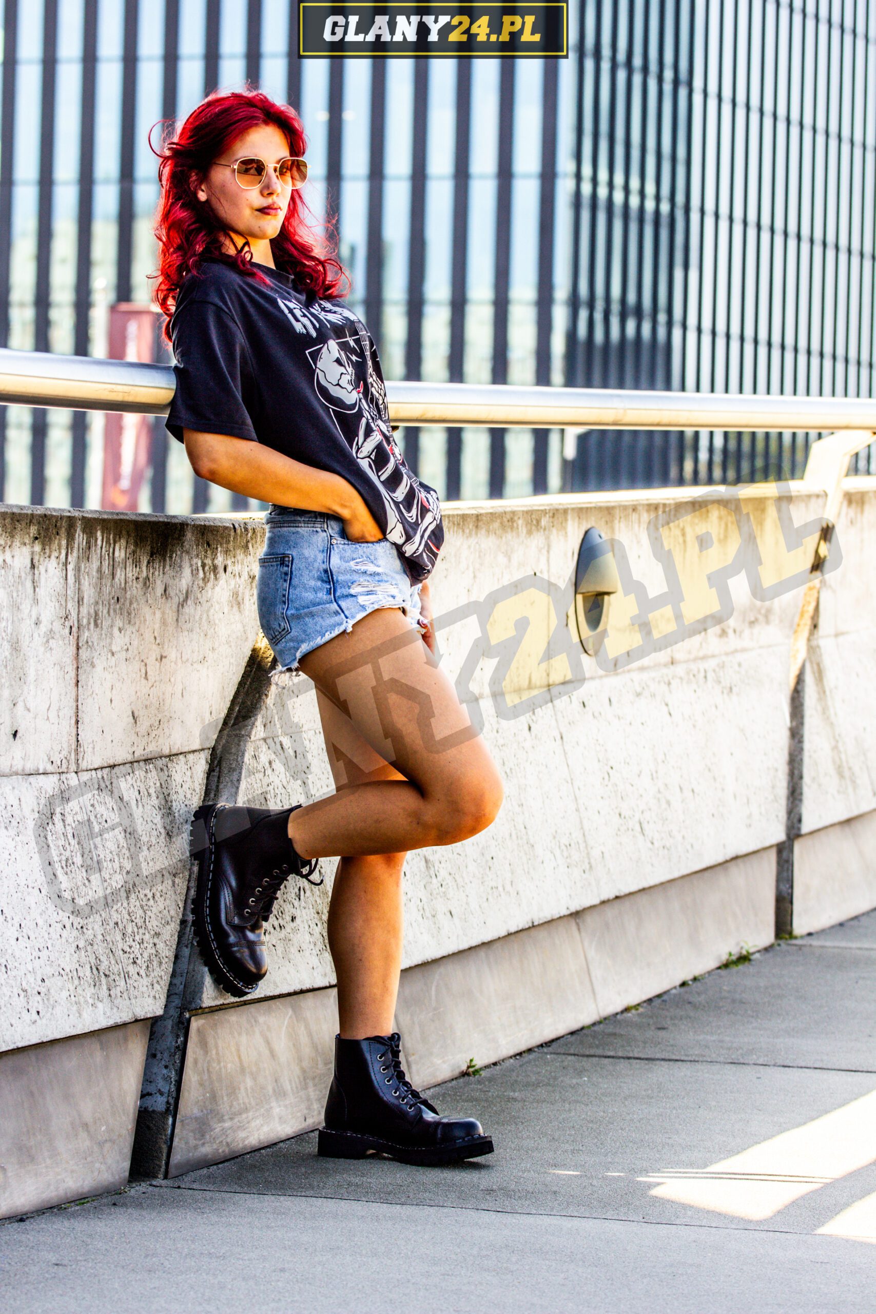 Glany 6 dziurek CZARNE