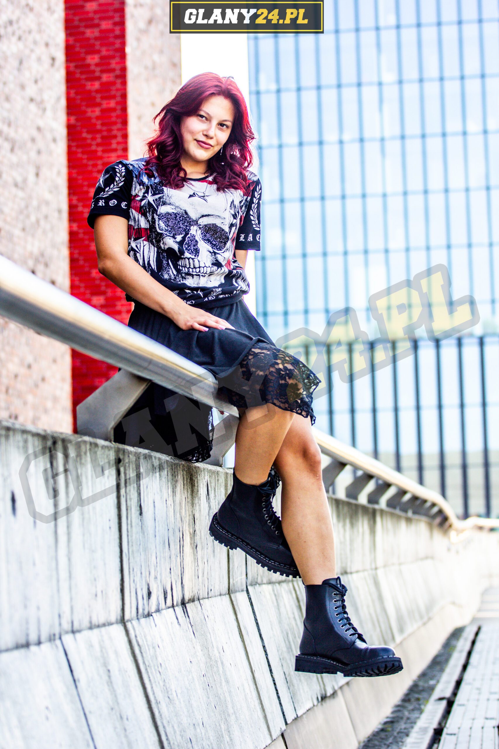 Glany 8 dziurek CZARNE