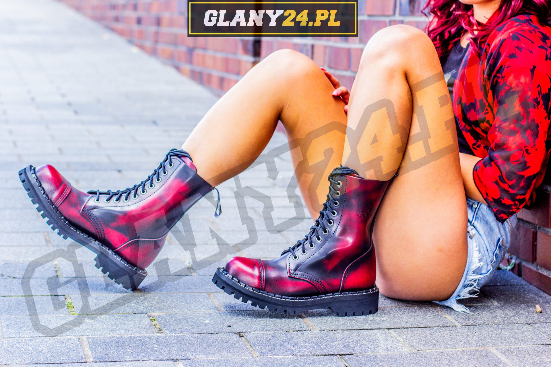 Glany przecierane na czerwono